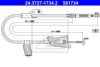 ATE 24.3727-1734.2 Cable, parking brake